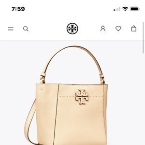 Tori Burch new bucket bag - still has tags